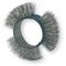 Brosse fil inox courbé gros